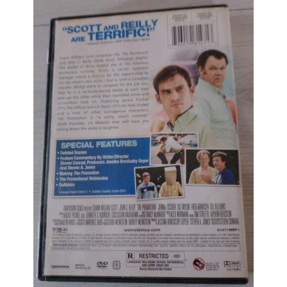 The Promotion Comedy DVD Starring Seann Scott, John C. Reilly Funny Movie GUC - Picture 3 of 3